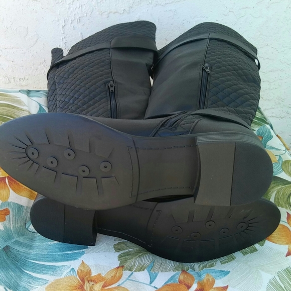 **Sold**NWOB JustFab Keswick Tall Black boot - Picture 5 of 5